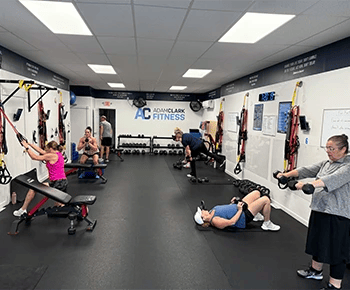 semi private class at Adam Clark Fitness